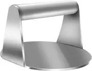 YOZOTI Burger Press - Stainless Steel Burger Smasher Tool - Smooth & Non-Stick S