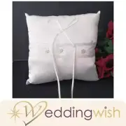 Ring Cushion - White Daisy Ring Pillow