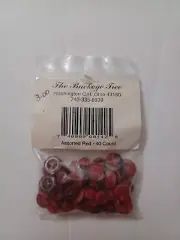 Red Button Assortment 40 Count Crafting, sewing, Garments, The Buckeye Tree