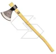 Axe Type Trentino with Handle From 90 CM Painted Polished Weight 1.5 KG