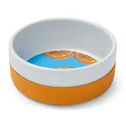 All Day Life Orange You Glad Ceramic & Silicone Pet Bowl M
