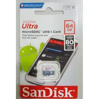 在飛比找蝦皮購物優惠-【黃色的房子】全新高速Sandisk MicroSD 64G