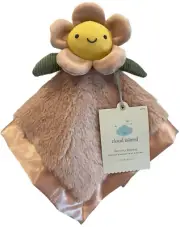 NWT Cloud Island Super Soft Pink Plush Flower Baby Security Blanket Lovey