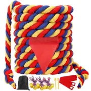 Outdoor Yard Games 40FT Tug of War Rope for Kids Adult, Field Day Family Reun...