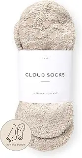 [Unboxme Gifts] Ultra-Luxe Cloud Sock For Women & Men | Warm & Cozy Fuzzy Unisex Sleep Socks | Super Soft Luxurious Fabric