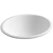 KOHLER Caxton 17" Undermount Bathroom Sink, White
