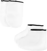 Professional Foot Exfoliator Paraffin Wax Bath Gloves Booties Covers for Dead Skin Removal Hand Spa Gloves for Salon Home