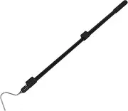Yardwe Snake Hook Snake Catcher Reptile Tools Pick up Stick Grabber Retractable Reptile Hook Snake Grabber Stick Snake Catcher Hook Snake Rescue Hook Aluminum Alloy Black
