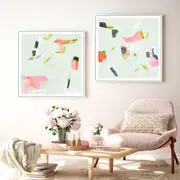 Olive Scatter 2 sets Poster Wall Art