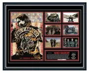 SONS OF ANARCHY CAST JAX TELLER HUNNAM SIGNED LIMITED EDITION FRAMED MEMORABILIA