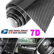 Premium 7D Gloss Carbon Fiber Vinyl Wrap Film Sticker Bubble Free Release (for: Subaru)