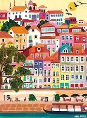 [Buffalo Games] Bonjour - Porto Portugal - 1000 Piece Jigsaw Puzzle for Adults - Challenging Puzzle Perfect for Game Nights
