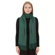 Pashmina Shawls And Wraps For Women - Pashmina Shawl For Brida Evening Green