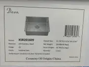 Dawn Undermount Stainless Steel Utility Sink XSR201609
