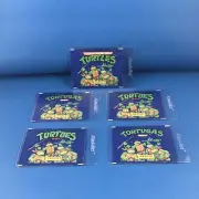 *NEW ( 5 ) 1995 Panini TMNT Sticker Card Packs TEENAGE MUTANT NINJA TURTLES