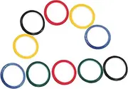Homoyoyo 10pcs Desktop Positioning Tape for Color Marking Lines Seamless Warning Tape Black Blue Green Yellow Red for and Appliance Positioning