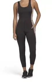 Move Theology Colorblock Bodysuit Small New Built In Bra Pockets
