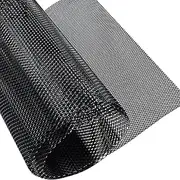 Universal Car Grill Mesh 40" x 13", Black-Painted Aluminum Alloy Automotive Grille Insert, Multifunctional Grille Mesh Roll (black, 4 x 8mm Rhombic Hole)