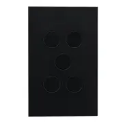 Clipsal Saturn ZEN 5 Gang Switch Black