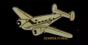 MODEL D-18 BEECHCRAFT LAPEL HAT PIN UP PILOT CREW WING SOLO C-45 AT-11