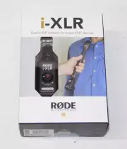 New Rode i-XLR Digital XLR Mic Adapter Apple iPhone iOS Reporter Microphone Unit