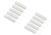 uxcell 10Pcs 8 Ohm Resistors, 10W Ceramic Cement Resistor Power Cement Resistor Kit Tolerance 5% for Power Adapters Audio Computer TV Circuit Board