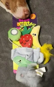 Mad Cat Crazy for Catnip Sassy Smoothie Doorknob Kitty Pet Toy