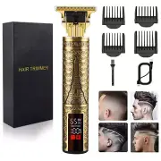 Hair Clippers for Mens Zero Gapped Cordless Hair Trimmer T-Blade Trimmer Prof