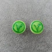 VEGAN SYMBOL Shoe Charms for Clogs Handmade Green Leaf Animal Lover Accessories