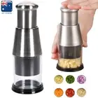 Manual Garlic Chopper Vegetable Crusher Pressing Handheld Food Chopper Slicer