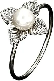 Napkin Ring Simple Alloy 12pcs Basic Everyday Napkin Rings for Table Decoration Parties Weddings Receptions Catering Services for Wedding, Dinner, Party(Silver_4cm)