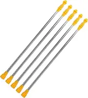 BEBEMOKO 5Pcs Garden Sprayer Extend Rod Stretchable Watering Spray Wand for Efficient Plant Irrigation and Agricultural Use