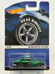 Hot Wheels Aston Martin 1963 DB5 - Real Riders - 2015 Green