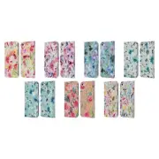 NINOLA ABSTRACT NATURE FLOWERS LEATHER BOOK WALLET CASE FOR APPLE iPOD TOUCH MP3