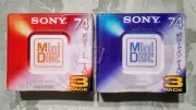 NEW SONY MiniDisc 74min 6-Pack (3MDW-74DD & 3MDW-74DL) Sealed
