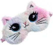 PEPLAYTAL Plush Eye Mask Soft Blindfold for Comfortable Sleeping Eye Cover for Naps Breathable Skin Friendly Design