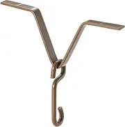 467P Gutter Clip for Rain Chain, Brown, 7x6 inches