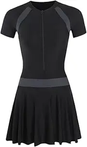 [Fiocias] Women's Soft Beach Swimsuit from The Beach of The V-Shaped MAINTREMENT of BAINE of NOUCHE MAINTRAGE MAINTURATION for VOCATIONS Black