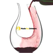 U-Shaped Wine Decanter - Classy and Elegant Design [Made For Drinkers]