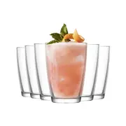LAV Vega Highball Cocktail Tumbler Glasses - 415ml - Pack of 6 Highball Glasses for Cocktails