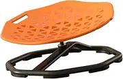 Generic Kids Swivel Chair Rotating Stool Stable Frame 360 Degree Rotation Wobble Chair Balance Toy Improve Balance Seasickness, Orange