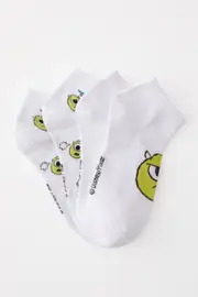 [Typo] Typo - Monsters, Inc. 2 Pk Of Ankle Socks - Lcn dis monsters inc (m/l) SOLID LCN DIS MONSTERS INC (M/L)