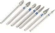 MUNEFE Nail Drill Bits, Nail Polishing Tool, Electric Manicure Grinding Head Tool for Manicure Pedicure Polishing Mill Cutter Nail (NO.08)