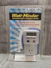 Watt-Minder Cost & Current Meter - Help Save Energy and Money 90100G