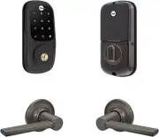 Yale Assure Lock - Wi-Fi Touchscreen Smart Lock with Valdosta Lever Bronze new!!