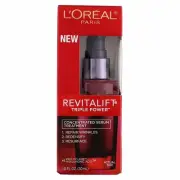 4 Pack L'Oreal Paris RevitaLift Triple Power Concentrated Anti-Wrinkle Serum,...