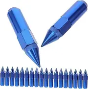 20pcs Car Tire Nut Tire Nut Cover Tire Bolt Caps Car Wheel Nuts Tire Caps Tire Dust Caps Wheel Lug Nut Covers Car Wheel Nut Covers Hub Nut Covers Wheel Lug Covers Wheel Nut Caps
