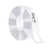 Extra Strong Double Sided Tape Heavy Duty Removable 10FT, Clear Sticky Adhesive