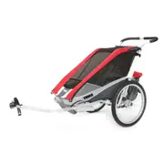 Thule Chariot Cougar 2 Bike Trailer (Red)
