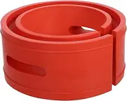 Car Bumper Cushion Red Rubber Shock Absorber Spacer Coil Spring Booster Comfortable Fit No Tools Needed